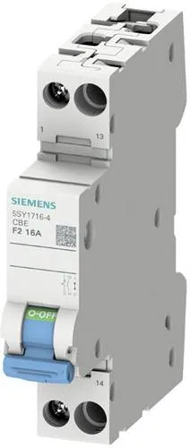 Produktbild Siemens Dig.Industr. Geräteschutzschalter 5SY1704-4 IP20