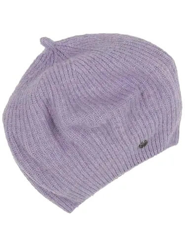 Fraas Strickmütze Polyester Baskenmütze - Strickmütze aus recyceltem Polyester, CO2-neutral hergestellt, ideal für sportliche und elegante Outfits, perfekter Tragekomfort ohne Rutschen.