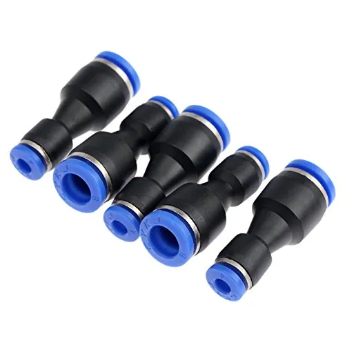 Produktbild MUXSAM Pneumatische Fittings Push in Fitting Steckverbinder für Luft Wsser Schlauchanschluss 5pcs Durchmesser8cm,4cm