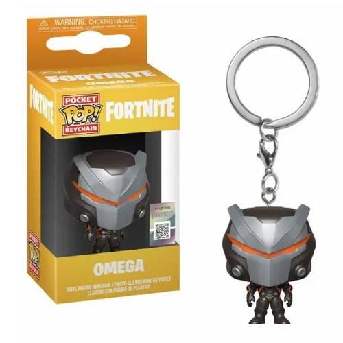 Fortnite Omega Schlüsselanhänger - Funko Pocket POP! Keychain - Stylischer Schlüsselanhänger aus robustem Vinyl, ideal für Fortnite-Fans. Perfekt, um deine Schlüssel sicher zu halten und deinem Look einen coolen Akzent zu verleihen.
