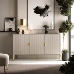 Dreitürkommode DALIA 3D Kaschmir in beige von Lukmebel