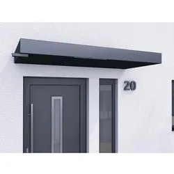 Gutta Rechteckvordach BS PLUS Anthrazit 200 x 90 cm von Gutta