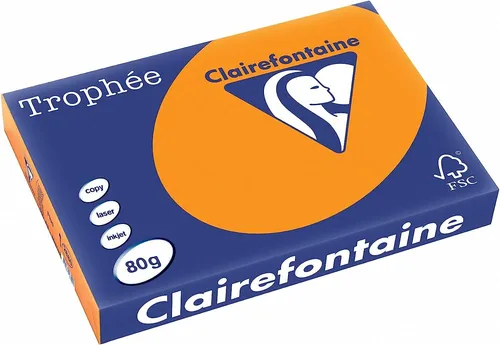 Clairalfa Multifunktionspapier Trophée A3 80 g/m² neonorange 500 Blatt - Sonstige Kategorie, hochwertiges neonorange Papier für lebendige Druckergebnisse und kreative Projekte.