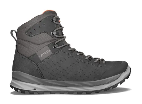 Lowa Malta GTX Mid Herren Wanderschuhe, Größe: 46 EU - Perfekt für Outdoor und Alltag - Wanderschuhe mit GORE-TEX Membran für wasserdichten und atmungsaktiven Komfort. Ideal für Outdoor-Aktivitäten und den Alltag. Stylischer Sneaker-Look und optimale Dämpfung durch LOWA DynaPU®.