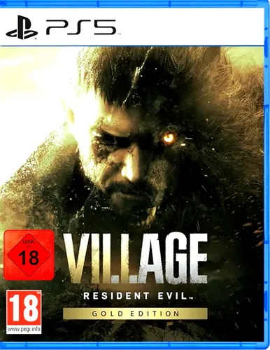 Resident Evil 8 Village Gold Edition - PS5 [EU Version] - PC- & Videospiele, erlebe das ultimative Horror-Abenteuer mit brandneuen Inhalten und dem Third-Person-Modus in der Gold Edition!