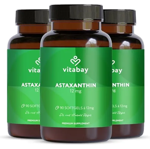 Vitabay Astaxanthin 12mg in schwarz von vitabay
