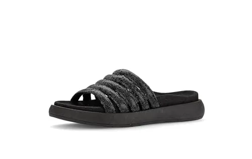 Gabor Damen Pantoletten, Frauen Slipper,Best Fitting,Freizeitschuhe,Schlupfschuhe,schluepfschuhe,Slides,Slip-ons,schwarz,43 EU / 9 UK