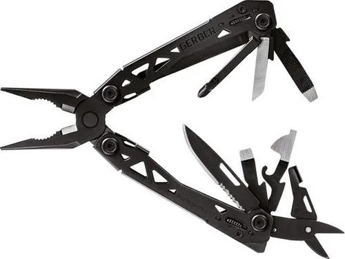 Gerber Suspension NXT Multi-Tool mit 15 Funktionen - Multitool mit 15 praktischen Funktionen, ideal für Alltag und Outdoor-Aktivitäten. Robuste Konstruktion und handliches Design mit Gürtel-Clip für einfache Mitnahme.