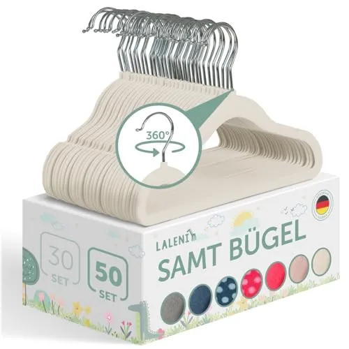 Blumtal 50er-Set Kleiderbügel für Kinder von Laleni