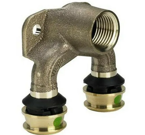 Viega Raxofix Doppelwandscheibe 645953 - Sanitärinstallation mit Pressanschluss, aus langlebiger Siliziumbronze für zuverlässige Verbindungen.
