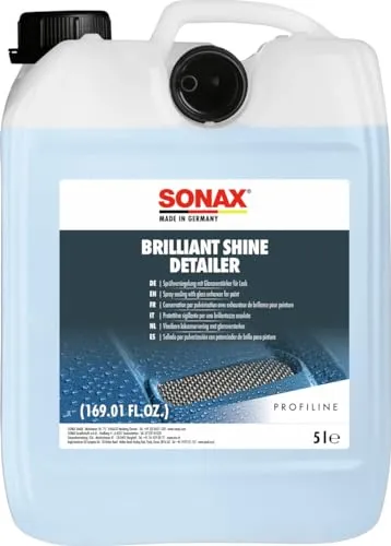 SONAX PROFILINE BrilliantShine Detailer (5 Liter) Sprühkonservierer und Glanzverstärker für das schnellste Lackfinish | Art-Nr 02875000