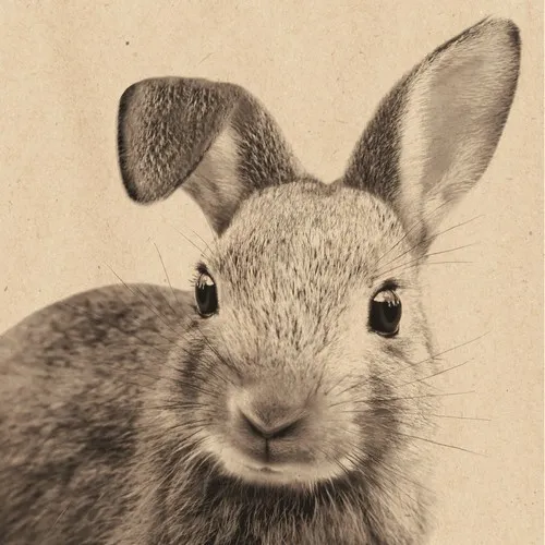 Servietten aus Recycling-Papier Karl Kaninchen Hase Haustiere Deko 33x33cm 20