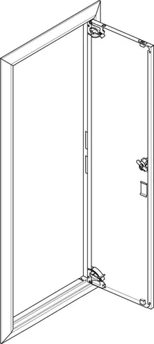 ABN Blendrahmen mit Volltüre GBRU16T von ABN Blendrahmen Frontplatten