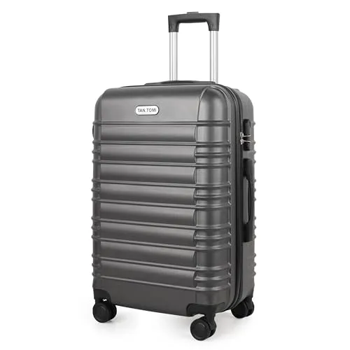 MoFut Hartschalen-Handgepäck Koffer Mittelgroß – Leichter und robuster Reisekoffer mit 4 drehbaren Rollen