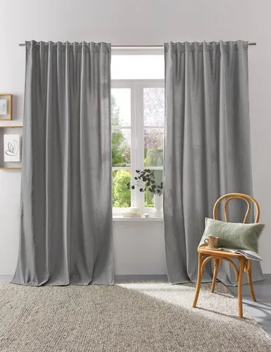 Vorhänge & Gardinen Silber von andas