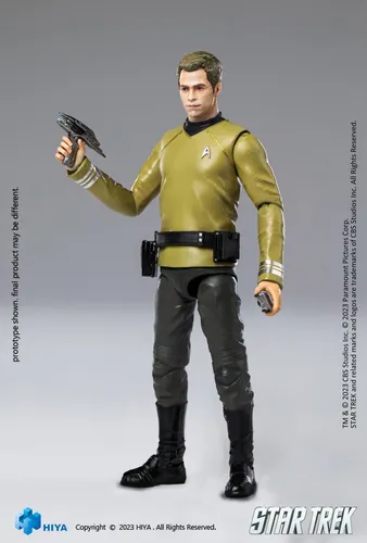 Star Trek Exquisite Mini Actionfigur 1/18 Kirk 10 cm - Aufstellfigur aus Star Trek 2009, detailgetreu und perfekt für Sammler und Fans der Serie.
