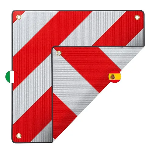 PROPLUS Alu-Warntafel 50x50cm für Italien/Spanien 2 in 1