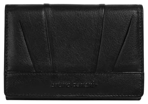 bruno banani Geldbörse im Querformat aus Echt Leder für Damen - Elegante Damen-Geldbörse aus 100% Rindleder mit kompaktem Design und optimaler Organisation durch 14 Kartenfächer. Ideal für den Alltag und Reisen.