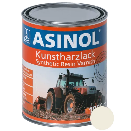 Kunstharzlack Lack Farbe IHC Weiß 1000 ml 1 Liter ASINOL