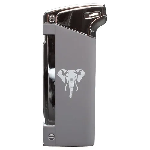 Pfeifenfeuerzeug Piezo WHITE ELEPHANT Pro-Bo grau von Kopp Smoking Systems GmbH & Co KG