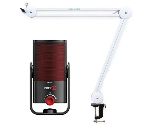 RØDE Mikrofon Rode X XCM-50 USB-Mikrofon mit Gelenkarm Weiss, USB-Mikrofon mit Gelenkarm Weiss