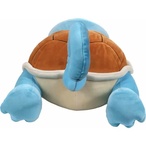 Pokemon Sleeping Squirtle Plüschtier - 45 cm großer Squirtle, perfekt zum Kuscheln und ideal für Pokemon-Fans jeden Alters.