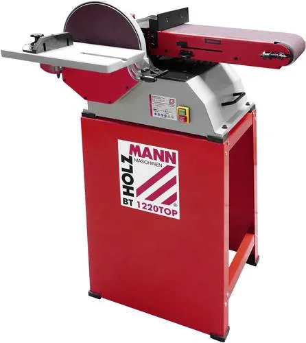 Holzmann Maschinen BT1220TOP 230V Band- und Tellerschleifer 750W - Schleifmaschinen mit 750W Leistung und 254mm Schleiffläche, ideal für präzise Holz- und Metallbearbeitung.