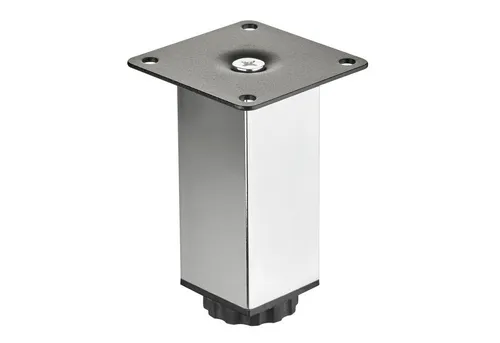 SO-TECH® Möbelfuß ZULU 38 x 38 mm 100 in silber von SO-TECH