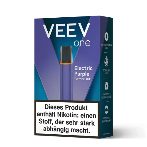 E-Shisha Veev One Electric Purple Kit