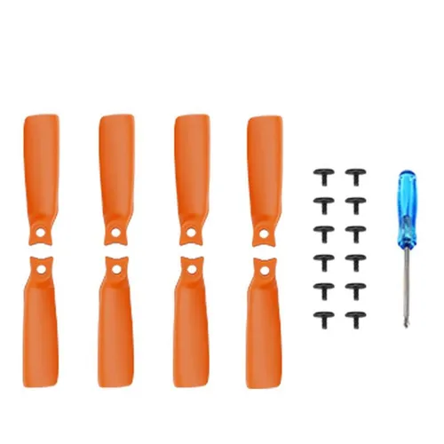 Für DJI Flip Drohne BRDRC 2 Paar Farbenfrohe Ersatz Propeller Blätter Orange