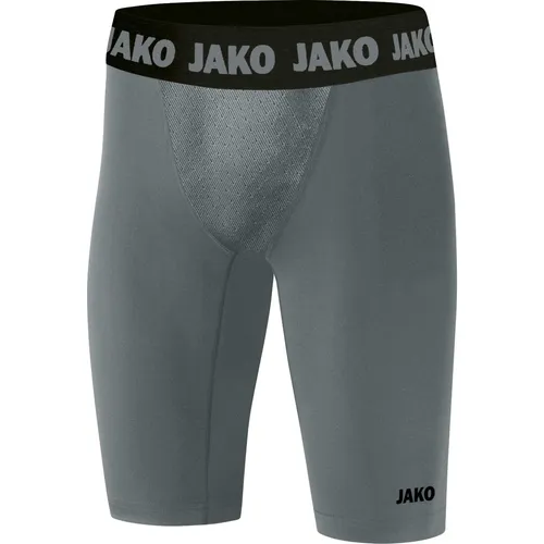 JAKO Herren Short Tights Compression 2.0 - Steingrau, XL - Trainingsbekleidung mit elastischem Material und leicht kompressiver Wirkung für optimalen Komfort und Bewegungsfreiheit. Ideal für Sportler, die Wert auf Performance legen.