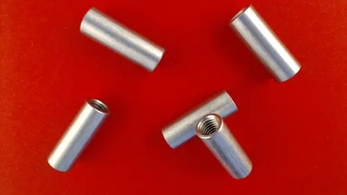 5X Verbindungsmuttern Distanzmuttern Gewindemuffen Edelstahl A2 Rund M8 x 30