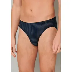 Schiesser Herren Unterwäsche Supermini - Atmungsaktiver Long Life Soft Slip in Navy - Herren-Slips aus der Serie 