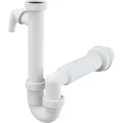 Alcadrain Röhrengeruchverschluss Mit Einer Überwurfmutter 6/4' Und Einem Geräteanschluss