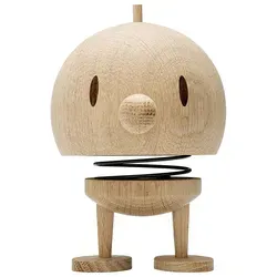 Hoptimist Bumble Wackelfigur aus Holz in beige von Hoptimist