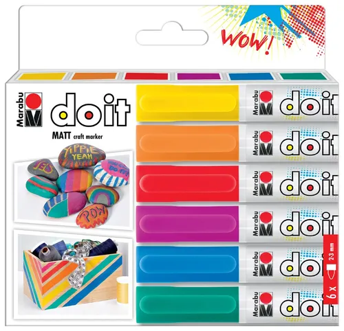 Marabu Acrylmarker DO IT Craftmarker 6er Set