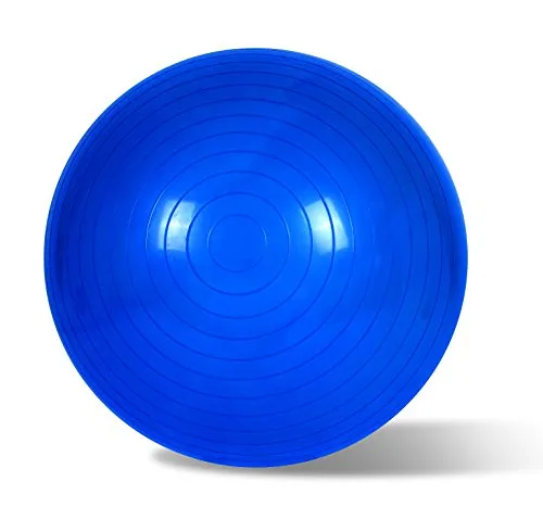 EmpireAthletics – Sitz- und Gymnastik-Ball mit Pumpe aus elastischem Gummi-Material mit 85 cm Ø – Sitzball Fitnessball in BLAU