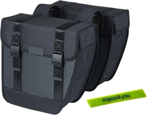 Basil Tour Waterproof Fahrrad Doppeltasche 28L schwarz