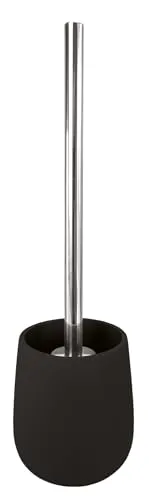 Kleine Wolke WC-Garnitur Drip, stylischer WC-Bürstenhalter mit Stiel - Toilettenbürstenhalter in moderner Tropfenform, kratzfest und leicht zu reinigen – für ein stilvolles Badezimmer oder Gästetoilette.