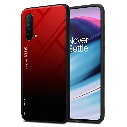 Cadorabo Hülle kompatibel mit OnePlus Nord CE 5G Schutzhülle TPU Silikon Case Glas Slim Kratzfest Weiche Gummi mit Rundumschutz Case Hülle für OnePlus Nord CE 5G in Schwarz