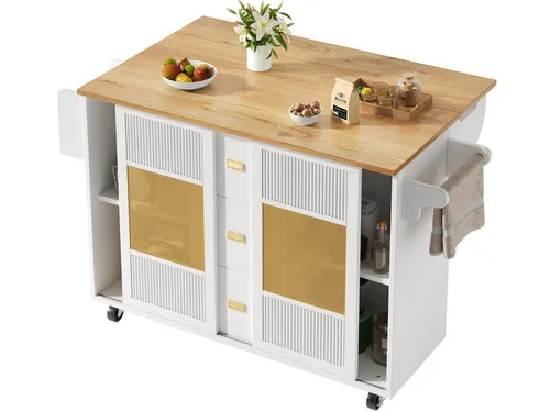 Küchenwagen Bewegliche Kücheninsel 146cm
