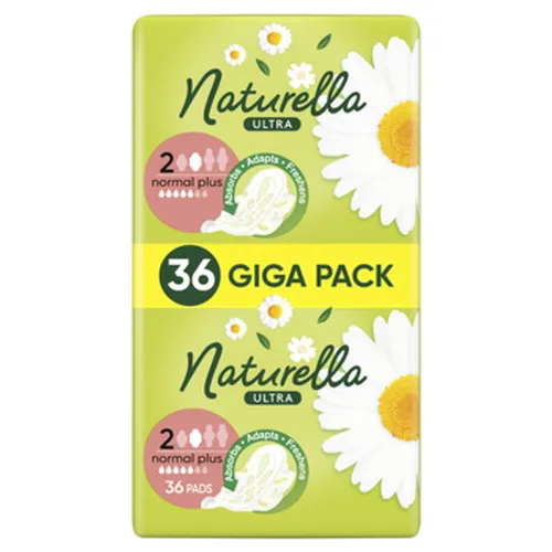 Naturella Ultra Normal Plus Rozmiar 2 Podpaski ze skrzydełkami 36 8006540981092