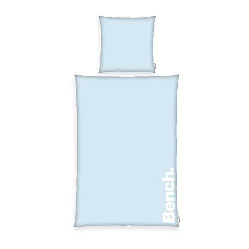 Wendebettwäsche Bench für 135x200 oder 155x220 cm - Bettwäsche-Sets aus 100% Baumwolle, mit Wendeoptik und praktischem Reißverschluss, zertifiziert nach MADE IN GREEN für nachhaltige Produktion.