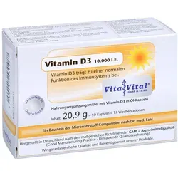 Produktbild Vitamin D3 10.000 I.e. Kapseln 50 St