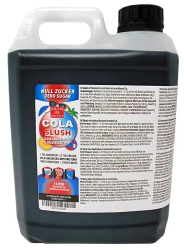 Null Zucker Cola Slushkonzentrat 2 Liter