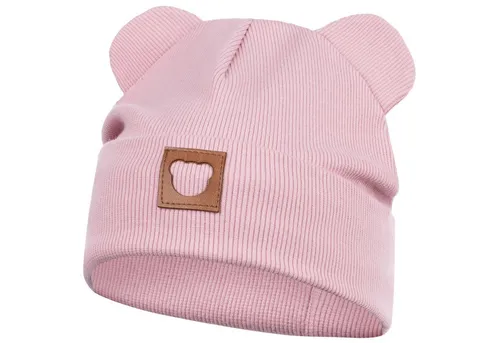 Smarilla Jerseymütze Übergangsmütze Baumwollmütze Beanie Bärenohren