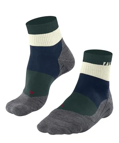 FALKE Herren Wandersocken TK5 Wander Short M Sso Wolle - Kurze Wandersocken aus atmungsaktiver Wolle mit feuchtigkeitsabsorbierender Sohlenkonstruktion. Ideal für Freizeitwanderungen und Städtetrips, bieten sie hohen Tragekomfort und eine perfekte Passform.