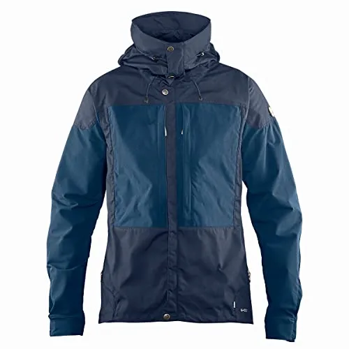 Fjällräven Keb Jacket Men - Dark Navy/Uncle Blue (M) - Funktionsjacke für Outdoor-Abenteuer, aus strapazierfähigem G-1000 Eco und atmungsaktivem Stretchmaterial, ideal für Trekking und anspruchsvolle Touren.