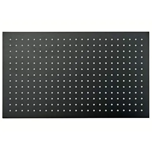 BERNSTEIN XXL-Regenduschkopf DPG2051 Schwarz Edelstahl 50x30 cm