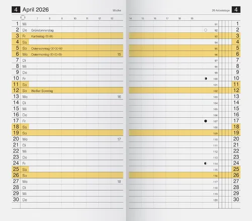 rido idé Kalender-Einlage 